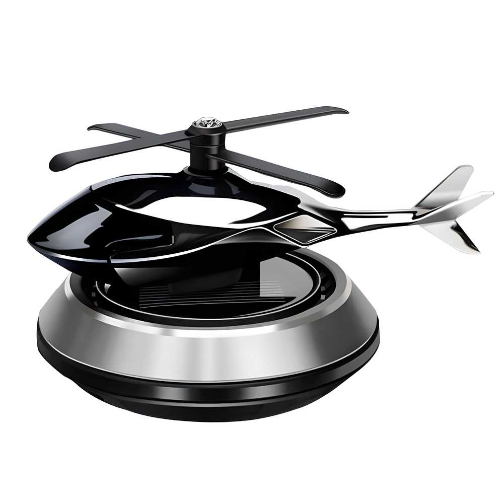 Car Air Perfume Diffuser alloy Helicopter (Solar)